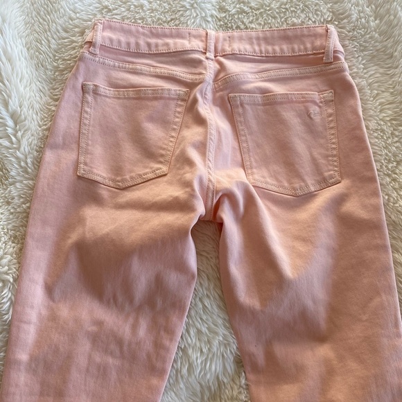 - DL 1961 Florence Instasculpt Cropped Light Pink Jeans… - Picture 7 of 11